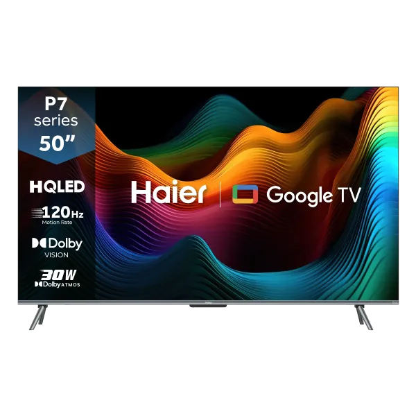 Haier H50P7UX 50 Inch Voice Control HQLED 4K Smart Google TV